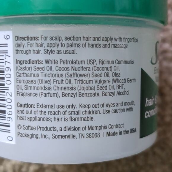 Softee Caster Oil Natural Hair Scalp Conditioner. 3oz NIB - Picture 4 of 6